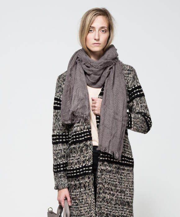 SILVER-PLATED IVY LEAVES NECKLACE